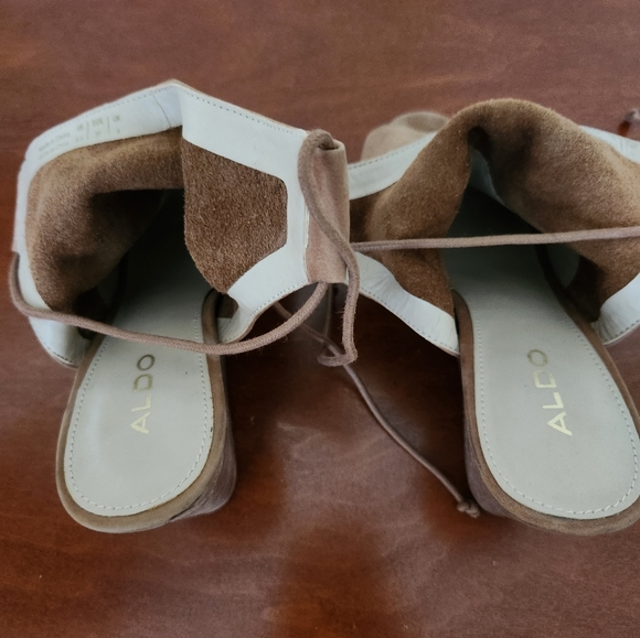 Women's Aldo Tan Suede High Heel Shoes - Picture 9 of 12